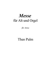 Mass for Contralto and Organ